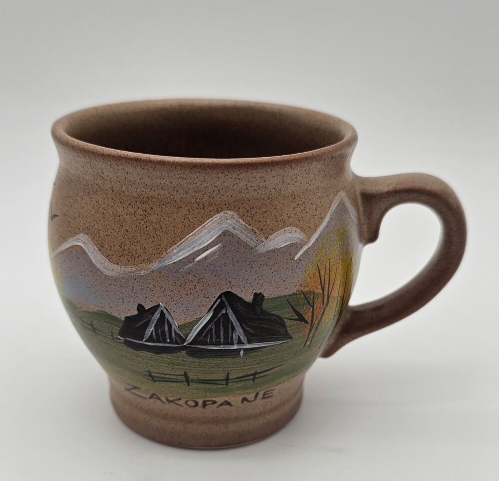 Hand Painted Zakopane Poland Mug